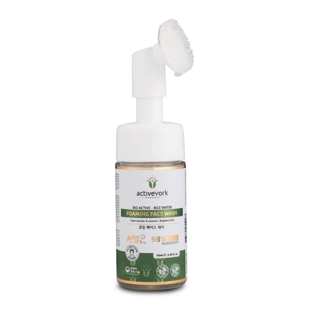 BIO ACTIVE RICE WATER FOAMING FACE WASH