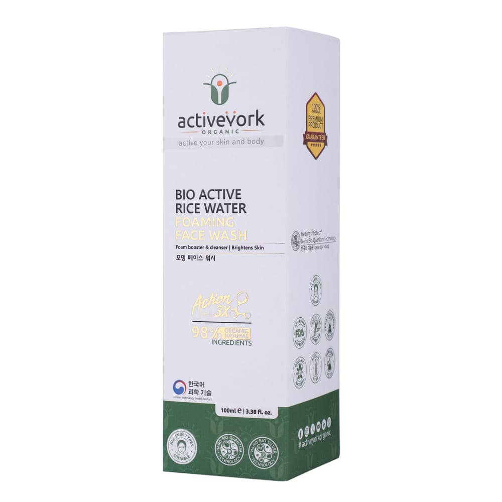 BIO ACTIVE RICE WATER FOAMING FACE WASH